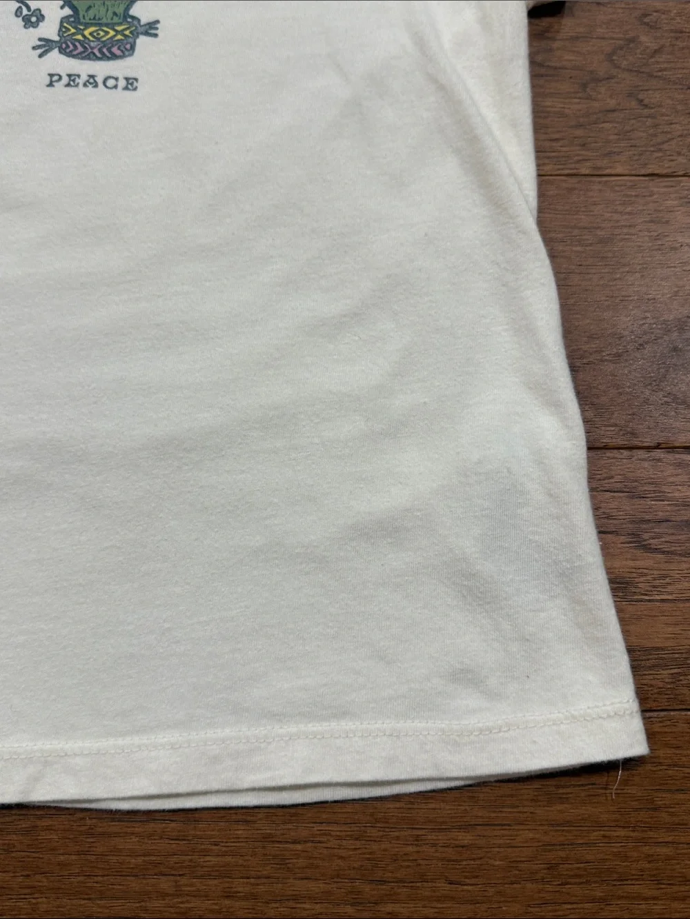 Old Navy Girls Short-Sleeve Graphic T-Shirt - Size M (8) - Cactus Peace